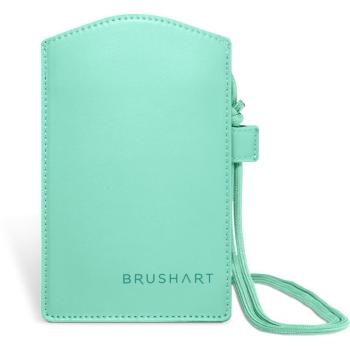 BrushArt Accessories Crossbody phone bag pink saszetka na telefon Mint green 11x18 cm