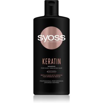 Syoss Keratin szampon z keratyną przeciw łamliwości włosów 440 ml