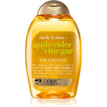 OGX Apple Cider Vinegar szampon oczyszczający do nabłyszczania i zmiękczania włosów 385 ml