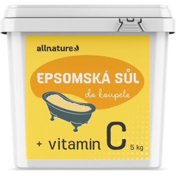Allnature Epsom salt Vitamin C sól do kąpieli z witaminą C 5000 g