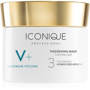ICONIQUE Maximum volume intensywna maseczka nadająca objętość do włosów cienkich 100 ml