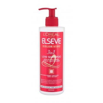 L'Oréal Paris Elseve Color-Vive 3in1 Low Shampoo 400 ml szampon do włosów dla kobiet