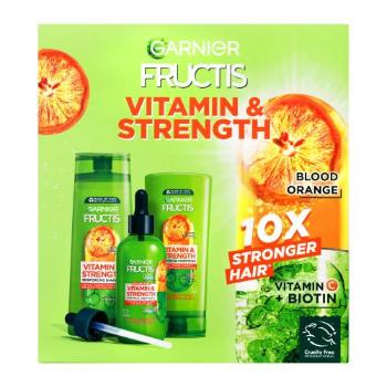 Garnier Fructis Vitamin & Strength zestaw Szampon 250 ml + odżywka 200 ml + serum do włosów 125 ml dla kobiet
