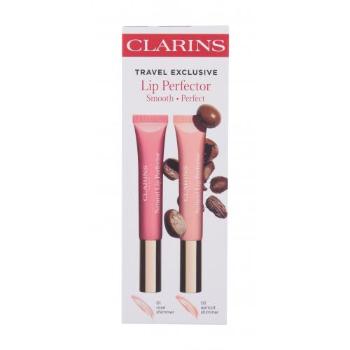 Clarins Natural Lip Perfector zestaw zestaw 01 Rose Shimmer