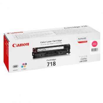 Canon originální toner CRG718, magenta, 2900str., 2660B002, 2660B011, Canon LBP-7200Cdn, O