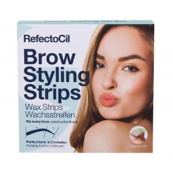 RefectoCil Brow Styling Strips 20 szt akcesoria do depilacji dla kobiet Uszkodzone pudełko
