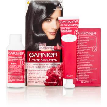 Garnier Color Sensation farba do włosów odcień 1.0 Ultra Onyx Black