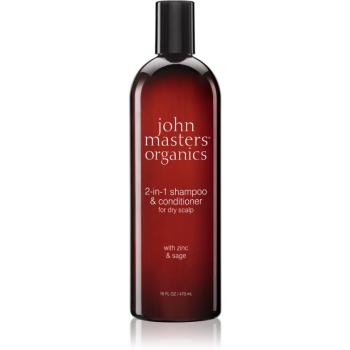 John Masters Organics Zinc & Sage 2-in-1 Shampoo & Conditioner szampon z odżywką 2 w1 473 ml