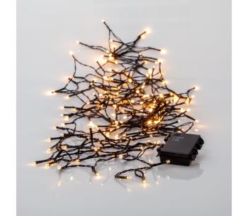 Eglo 411077 - LED Zewnętrzny łańcuch bożonarodzeniowy AKKU 160xLED 11,2 m ciepła biel IP44