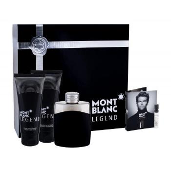 Montblanc Legend zestaw Edt 100 ml + Balsam po goleniu 100 ml + Żel pod prysznic 100 ml + Vial Edt Legend Intense 1,2 ml dla mężczyzn