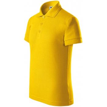Koszulka polo dla dzieci, żółty, 122cm / 6lat