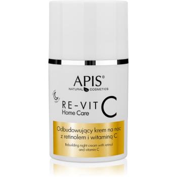 Apis Natural Cosmetics Re-Vit C Home Care nawilżający krem przeciwzmarszczkowy na noc 50 ml