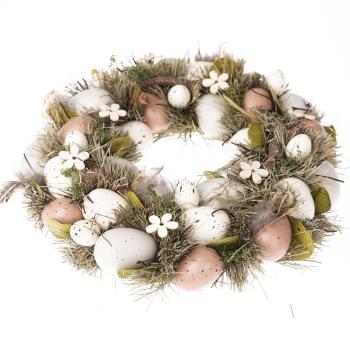 Wielkanocny wieniec z jajkami Pavia 31 cm