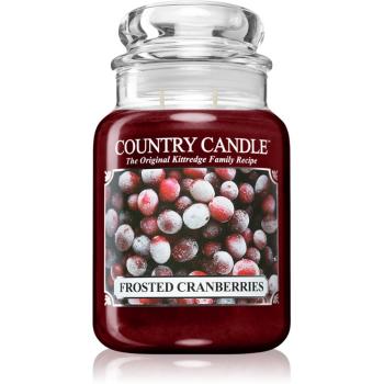 Country Candle Frosted Cranberries świeczka zapachowa 680 g
