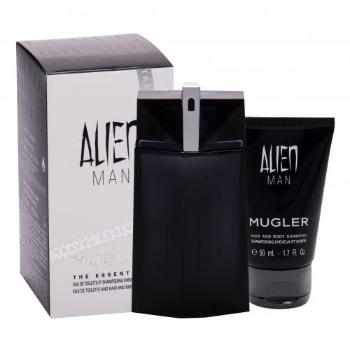 Thierry Mugler Alien Man zestaw EDT 100 ml + żel pod prysznic 50 ml dla mężczyzn Bez pudełka