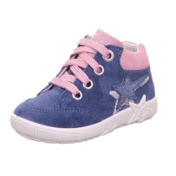 superfit Girls Low shoe Star light niebieski/różowy (średni)