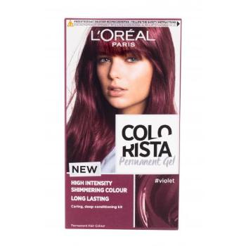 L'Oréal Paris Colorista Permanent Gel 60 ml farba do włosów dla kobiet Uszkodzone pudełko Violet