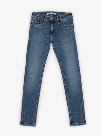 Calvin Klein Jeans Spodnie dziecięce Niebieski