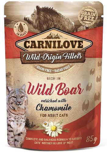CARNILOVE Wild Boar &amp; Chamomile 24 x 85g mokra karma dla kota dzik i rumianek