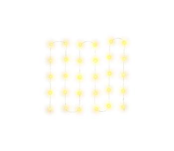 LED Łańcuch bozonarodzeniowy 30xLED/3xAA 3,3m ciepła biel