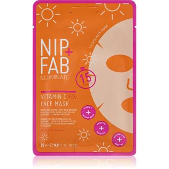 NIP+FAB Vitamin C Fix maseczka płócienna do twarzy 25 ml