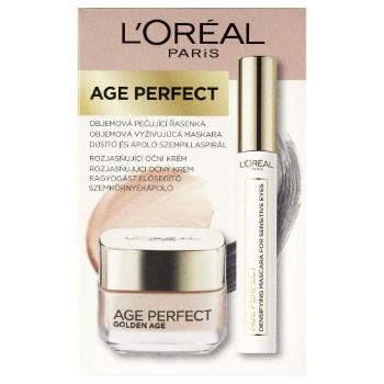 L'Oréal Paris Age Perfect Golden Age zestaw Krem pod oczy Age Perfect Golden Age 15 ml + Tusz do rzęs Age Perfect Densifying 7,4 ml Black dla kobiet