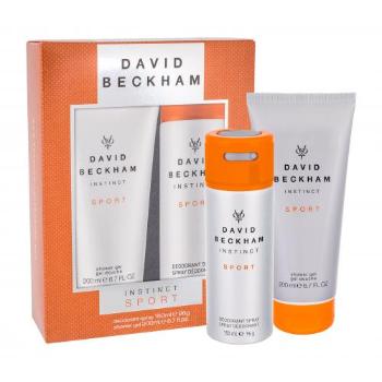 David Beckham Instinct Sport zestaw 150ml Deodorant + 200ml Żel pod prysznic dla mężczyzn