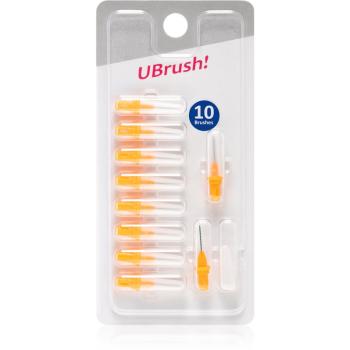 Herbadent UBrush! zapasowe szczoteczki międzyzębowe 0,8 mm Orange 10 szt.
