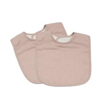 Be Be 's Collection Velcro Bib 2 Pack Pink
