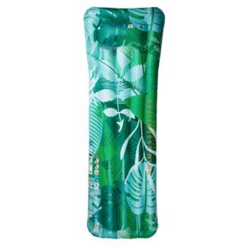 Swim Essentials Materac wodny Green Tropical Leaves