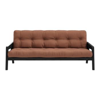 Sofa wielofunkcyjna Karup Design Grab Black/Clay Brown