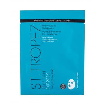 St.Tropez Self Tan Express Bronzing Face Sheet Mask 18,4 g samoopalacz dla kobiet