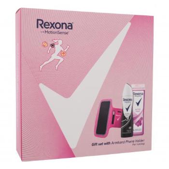 Rexona MotionSense zestaw Żel pod prysznic 250 ml + antyperspirant 150 ml + sportowe etui do telefonu dla kobiet Uszkodzone pudełko