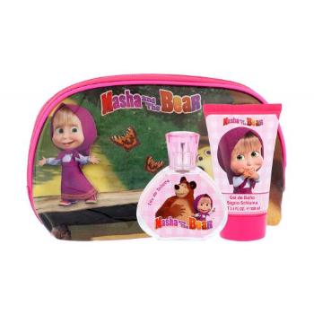 Disney Masha and The Bear zestaw Edt 50 ml + Żel pod prysznic 100 ml + Kosmetyczka dla dzieci