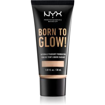 NYX Professional Makeup Born To Glow puder rozjaśniający w płynie odcień 04 Light Ivory 30 ml