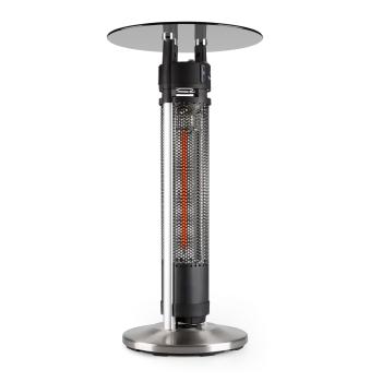 Blumfeldt Primal Heat 95 stolik barowy promiennik podczerwieni carbon LED 95cm