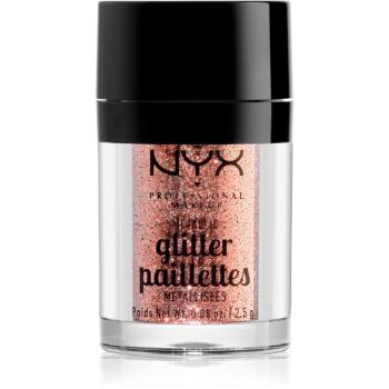 NYX Professional Makeup Glitter Goals metaliczny brokat do twarzy i ciała odcień 01 Dubai Bronze 2.5 g