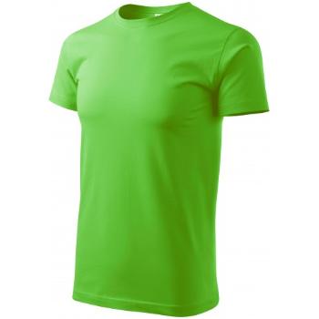 Prosta koszulka męska, zielone jabłko, XL