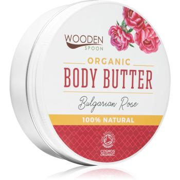 WoodenSpoon Organic Bulgarian Rose masło do ciała z różanym aromatem 100 ml