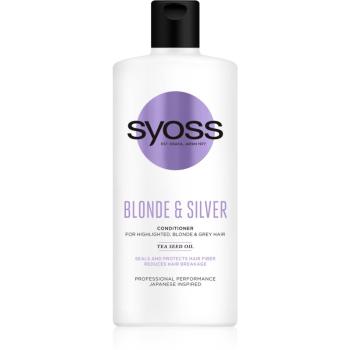 Syoss Blonde & Silver odżywka do włosów blond i siwych 440 ml