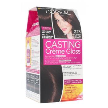 L'Oréal Paris Casting Creme Gloss 48 ml farba do włosów dla kobiet 323 Darkest Chocolate