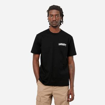 Koszulka męska Carhartt WIP S/S University Script T-Shirt I028991 BLACK/WHITE