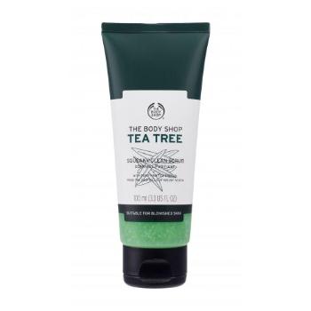 The Body Shop Tea Tree Squeaky-Clean Scrub 100 ml peeling unisex