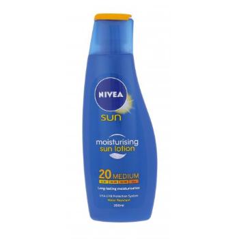 Nivea Sun Protect & Moisture SPF20 200 ml preparat do opalania ciała unisex uszkodzony flakon