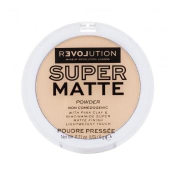 Revolution Relove Super Matte Powder 6 g puder dla kobiet Vanilla