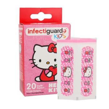Hello Kitty Infectiguard Kids Sterile Plaster 20 szt preparat prozdrowotny dla dzieci