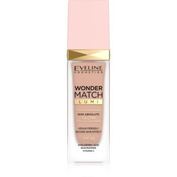 Eveline Cosmetics Wonder Match Lumi nawilżający podkład z efektem wygładzjącym SPF 20 odcień 20 Nude Warm 30 ml