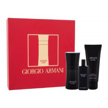 Giorgio Armani Code zestaw Edt 50 ml + Żel pod prysznic 75 ml + Edt 15 ml dla mężczyzn