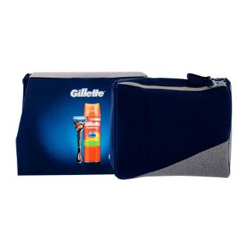 Gillette Fusion Proglide Flexball zestaw Maszynka do golenia z jedną głowicą 1 szt + Żel do golenia Fusion5 Ultra Sensitive 200 ml + Kosmetyczka M