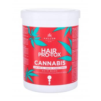 Kallos Cosmetics Hair Pro-Tox Cannabis 1000 ml maska do włosów dla kobiet